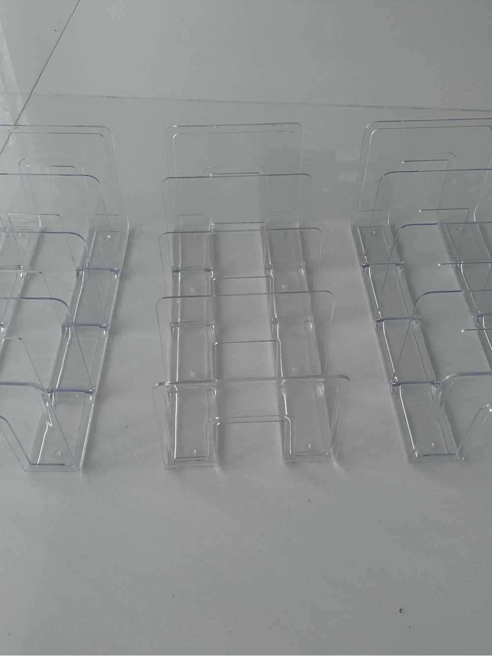 Clear Acrylic hand bag organizers (3)